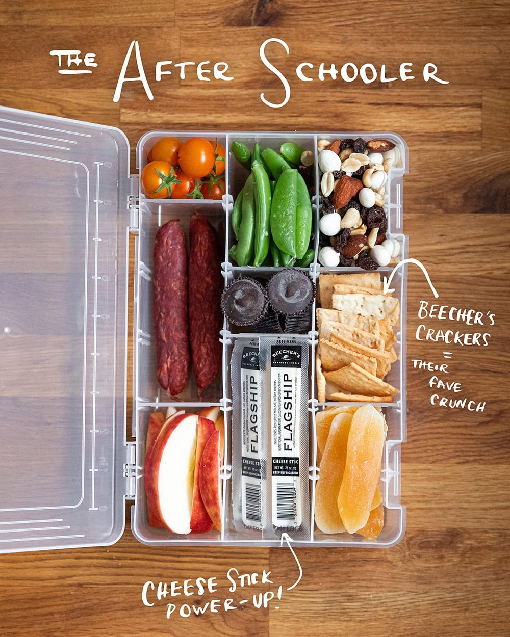 BHC_SnackleBox_AfterSchooler_Slide2_08202025_small Snackle Box featuring Beecher's Flagship Cheese Sticks