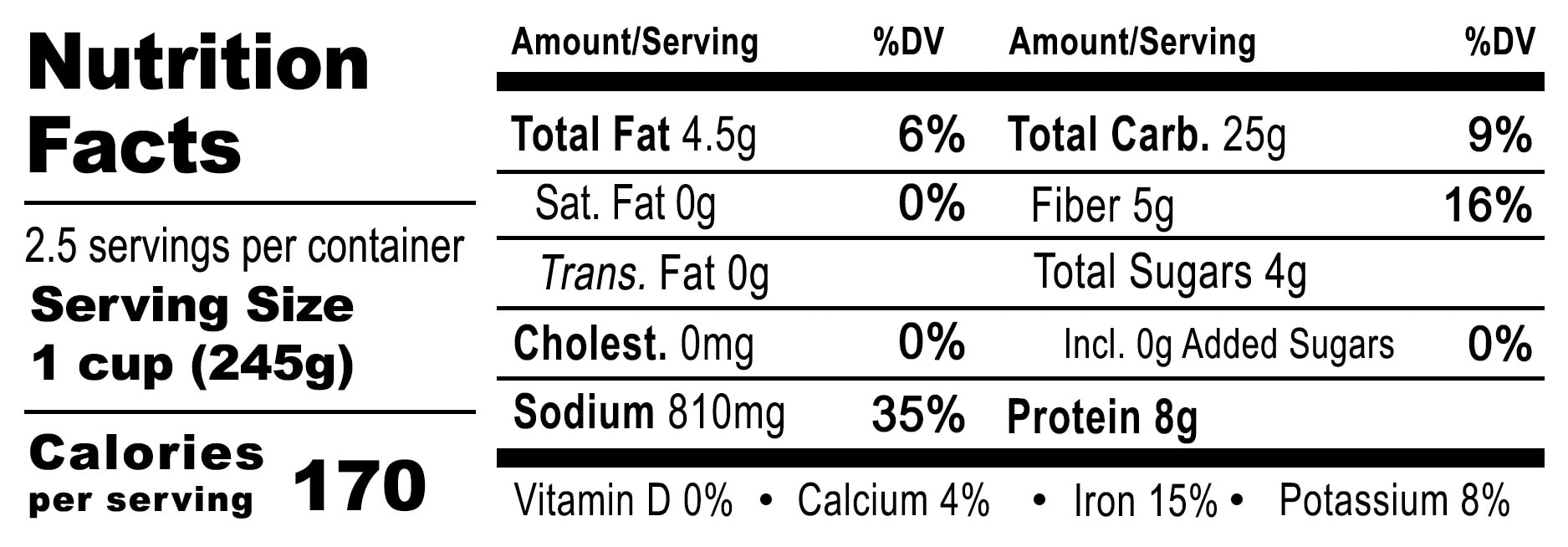 Nutrition Facts_RedLentil