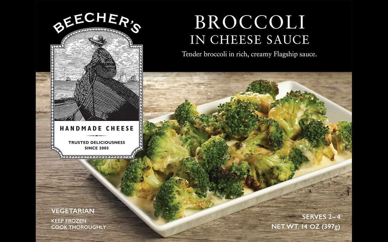 Broccoli in Cheese Sauce box front