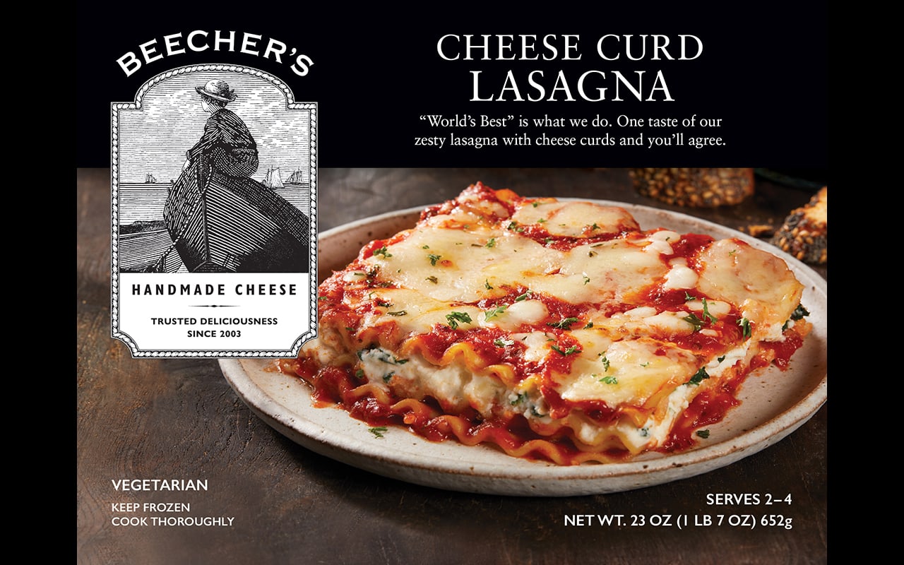 Cheese Curd Lasagna box front