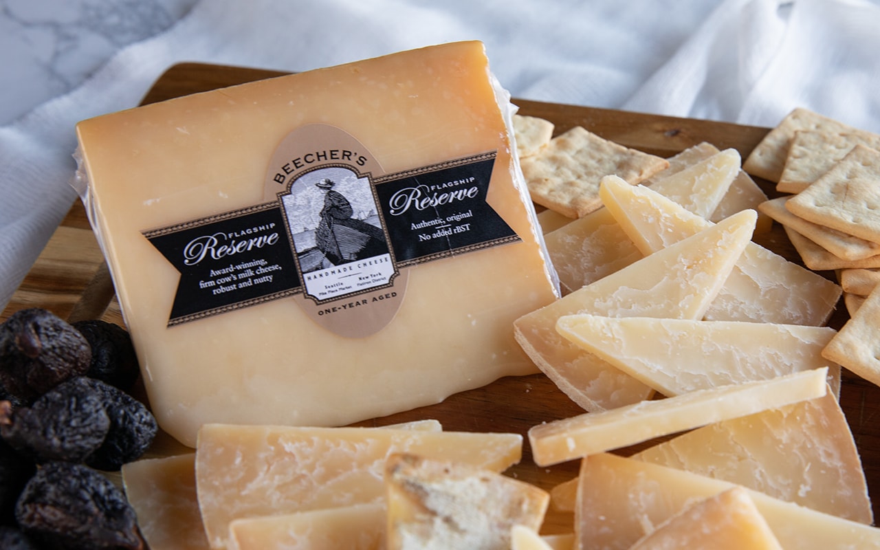 Flagship Reserve Cheese beauty shot with packaging